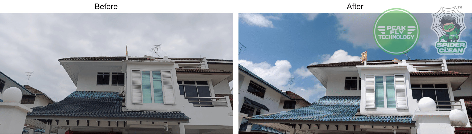 Peak Fly Technology (M) Sdn. Bhd. | Project - Roof Cleaning