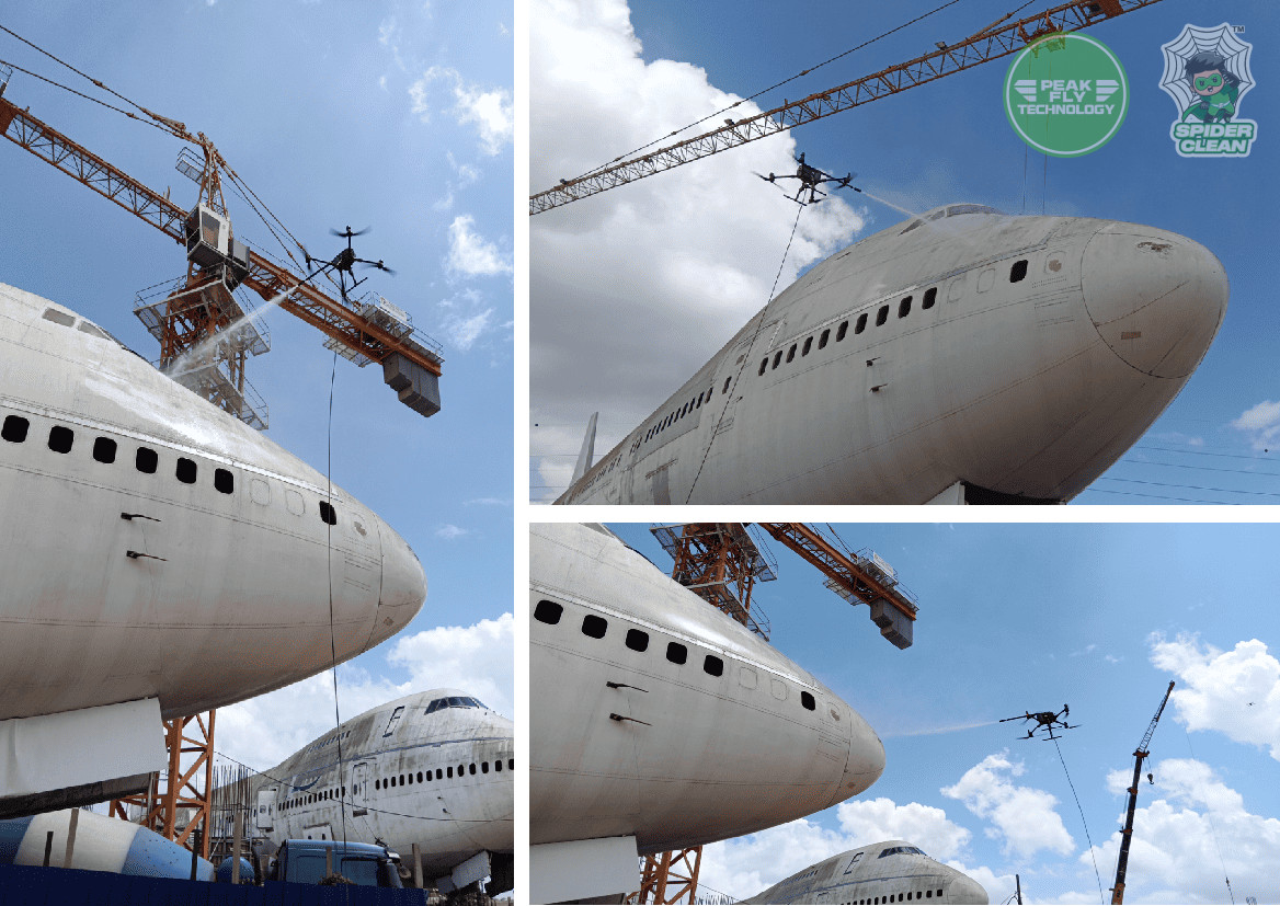 Peak Fly Technology (M) Sdn. Bhd. | Project - Aircraft Exterior Cleaning