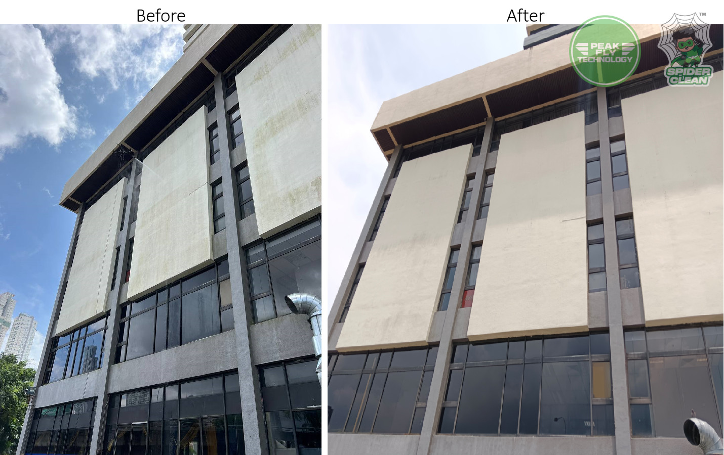 Peak Fly Technology (M) Sdn. Bhd. | Project - High-Rise Building & Facade Cleaning