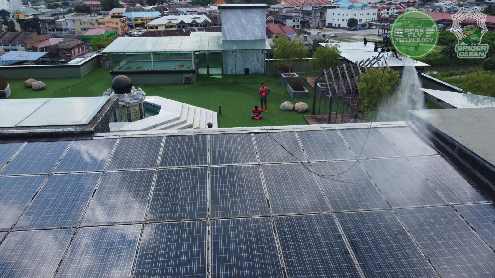 Peak Fly Technology (M) Sdn. Bhd. | Project - Solar Panel Cleaning