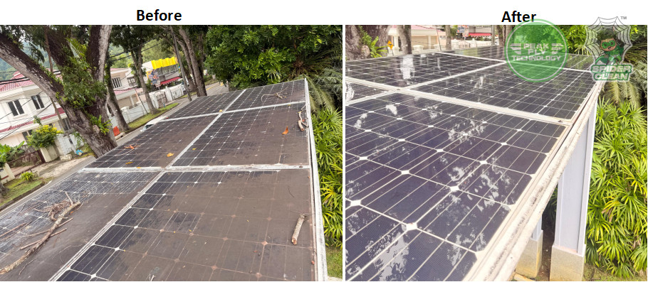 Peak Fly Technology (M) Sdn. Bhd. | Project - Solar Panel Cleaning