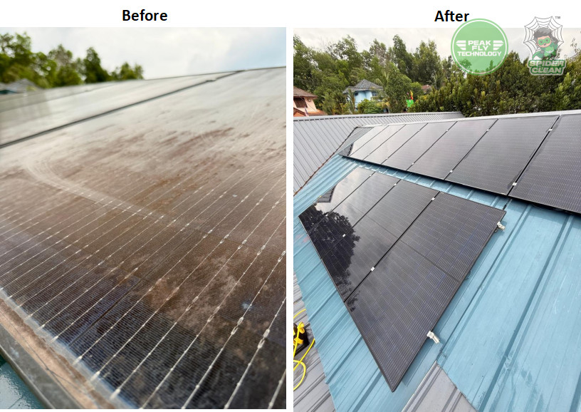 Peak Fly Technology (M) Sdn. Bhd. | Project - Solar Panel Cleaning