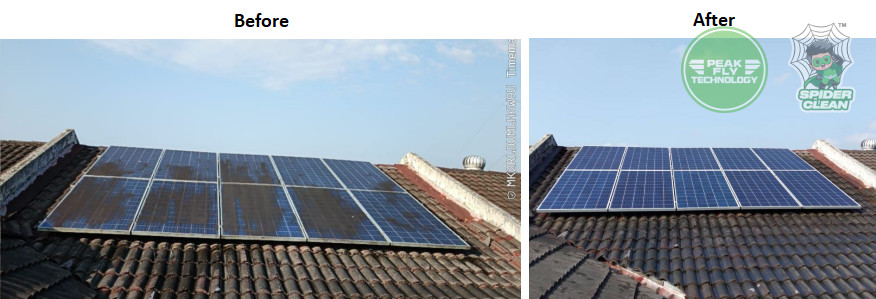 Peak Fly Technology (M) Sdn. Bhd. | Project - Solar Panel Cleaning